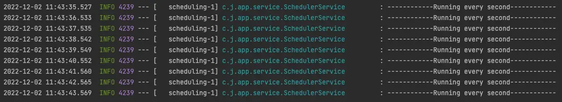 Scheduled with fixed delay in spring boot