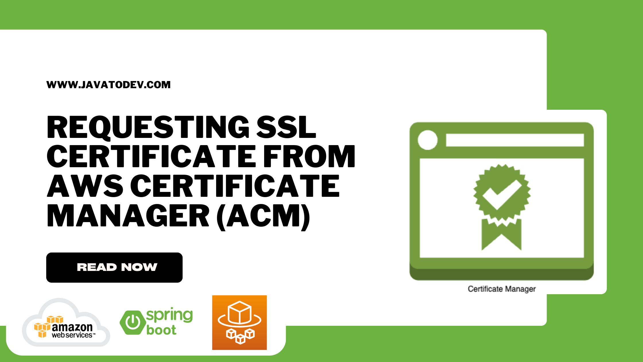 How to Request SSL Certificate From AWS Certificate Manager