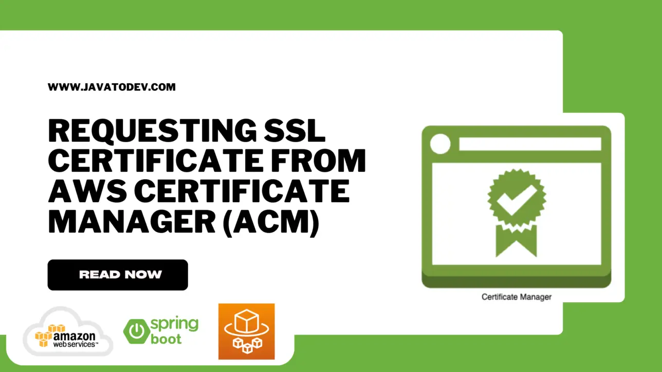 Requesting SSL Certificate From AWS Certificate Manager (ACM)