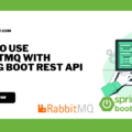 How To Use RabbitMQ With Spring Boot REST API